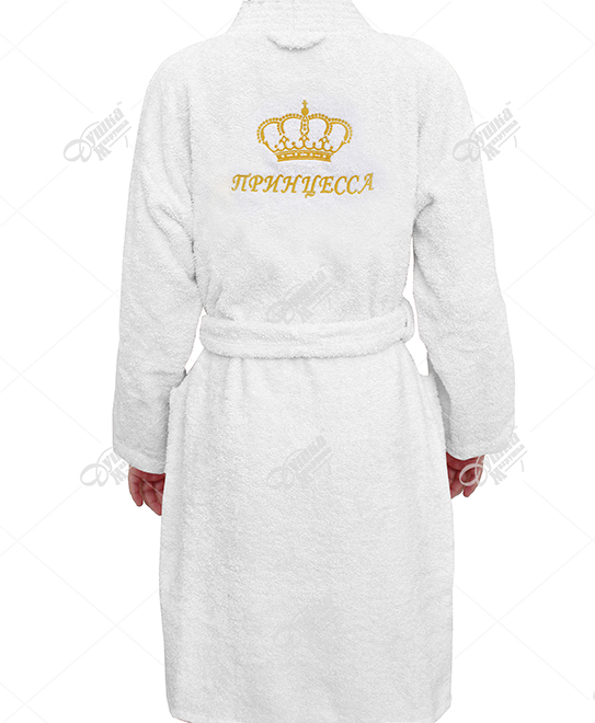 Детский халат с вышивкой на заказ для дочки│DM в Иваново