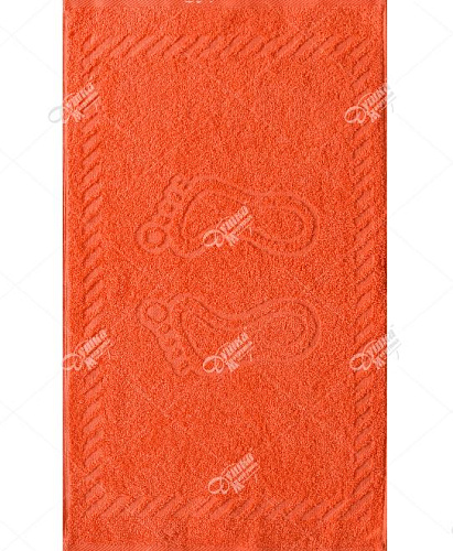 Полотенце "ножки" оранжевое