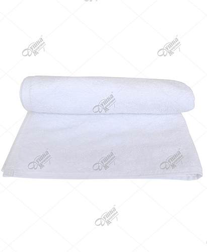 Махровое белое полотенце 500