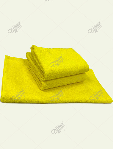 Полотенце желтое без бордюра ВВ
