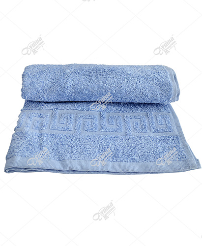 Полотенце голубое для бассейна