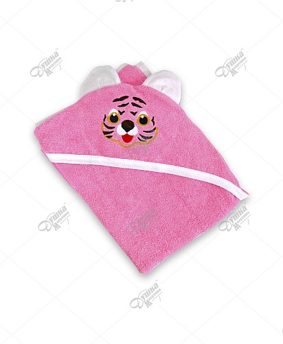 Уголок детский розовый с ушками Тигренок