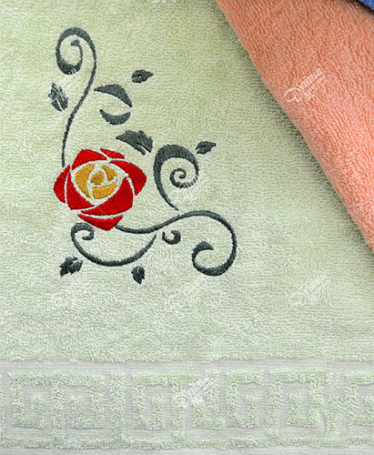 Полотенце с вышивкой "Роза"